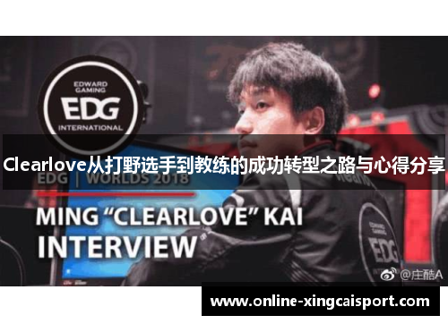 Clearlove从打野选手到教练的成功转型之路与心得分享