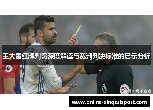 王大雷红牌判罚深度解读与裁判判决标准的启示分析